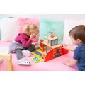 2Kids Toys Station aus Holz Feuerwehrleute 2 in 1